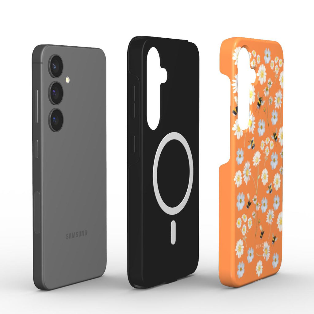 Bee & Blossom(Wild Flower)_Magnetic Tough Phone Case