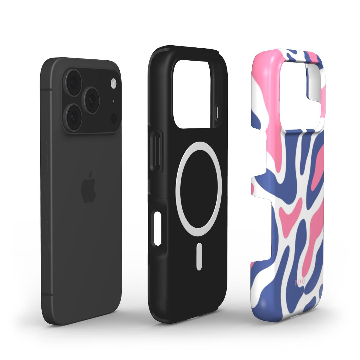Bubble Flux_MagSafe Tough Phone Case