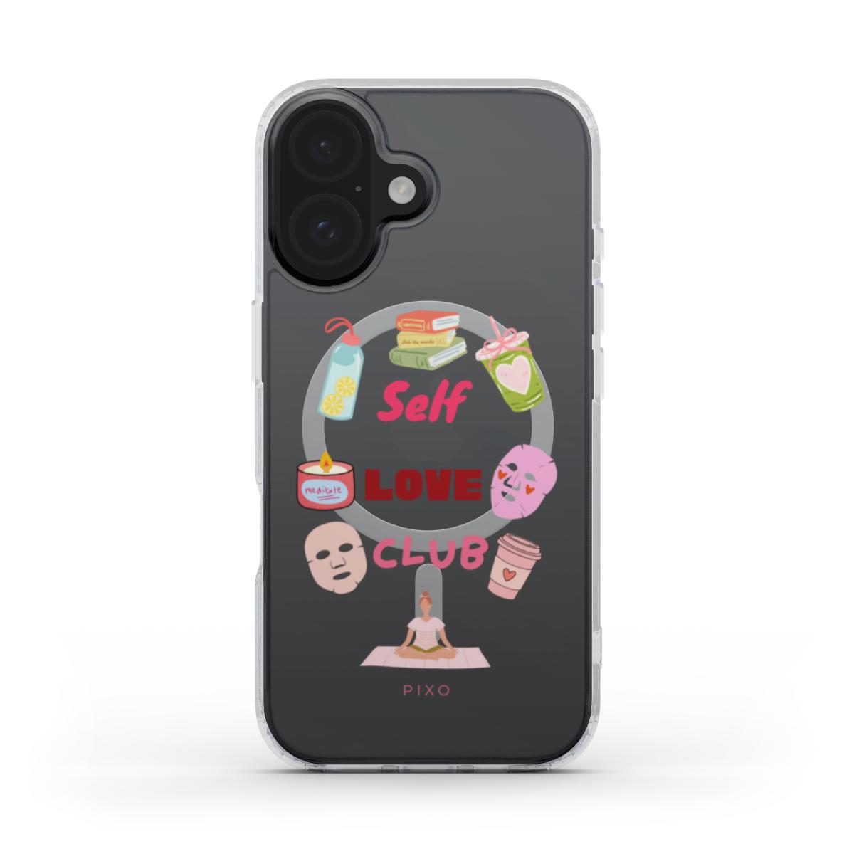 Self Love Club_MagSafe Clear Phone Case