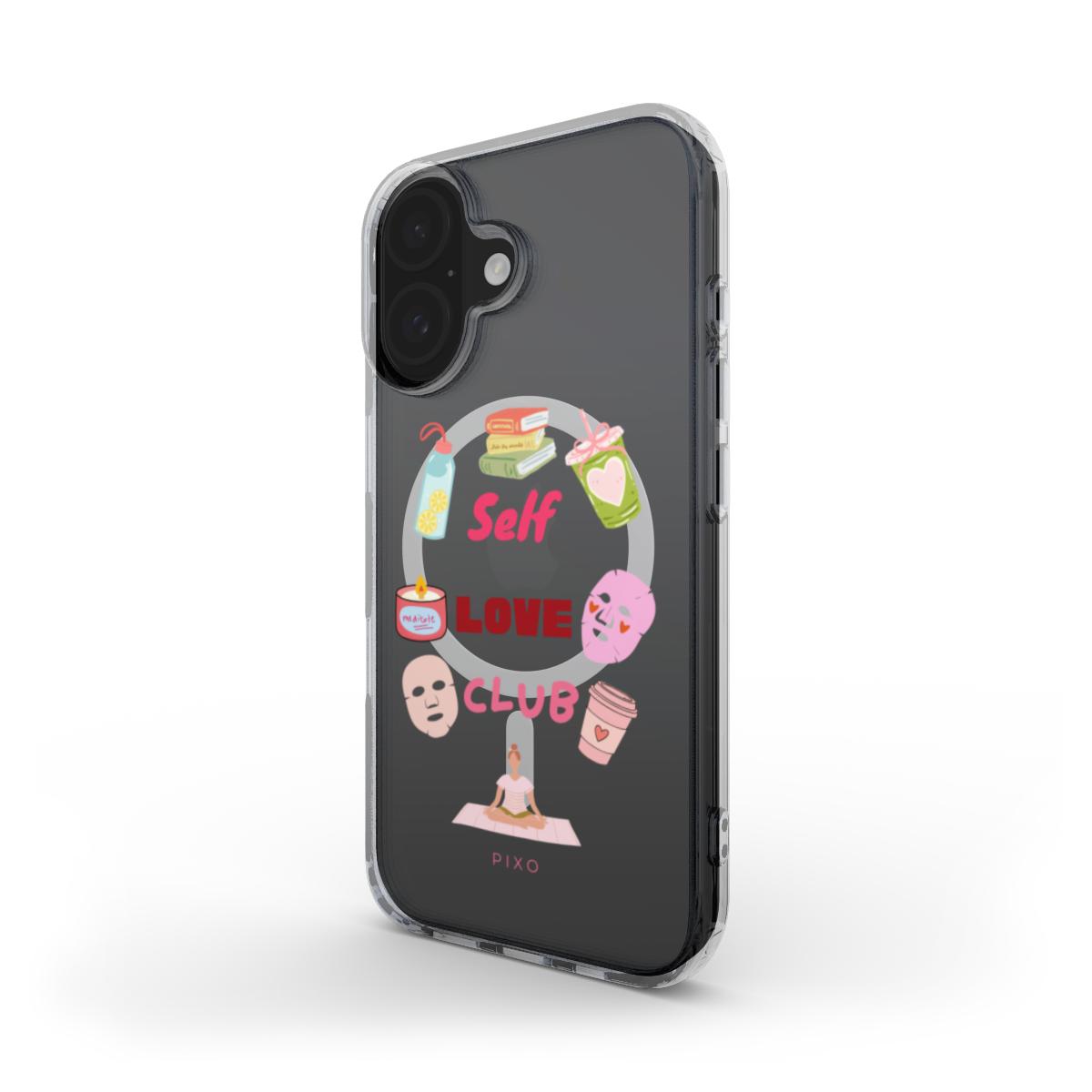 Self Love Club_MagSafe Clear Phone Case