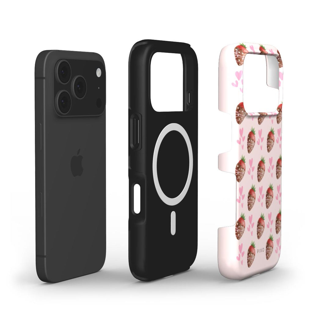 Chocolate Covered Strawberry_ MagSafe Tough Phone Case