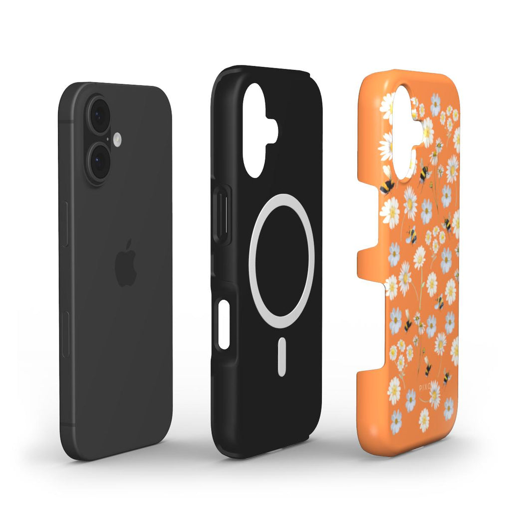 Bee & Blossom(Wild Flower)_MagSafe Tough Phone Case