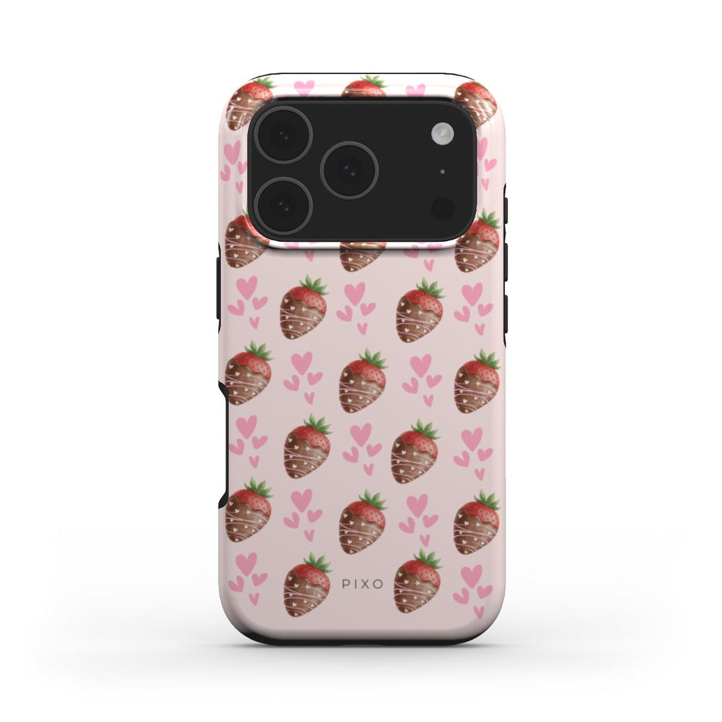 Chocolate Covered Strawberry_ MagSafe Tough Phone Case
